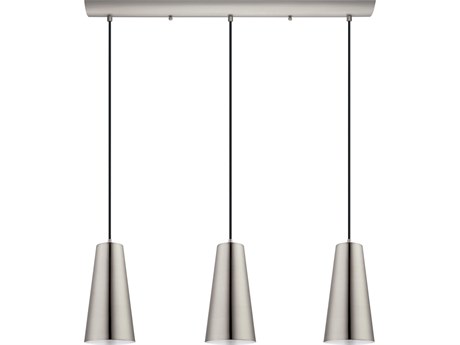Eglo Pratella 3-Light Matte Nickel Island Pendant