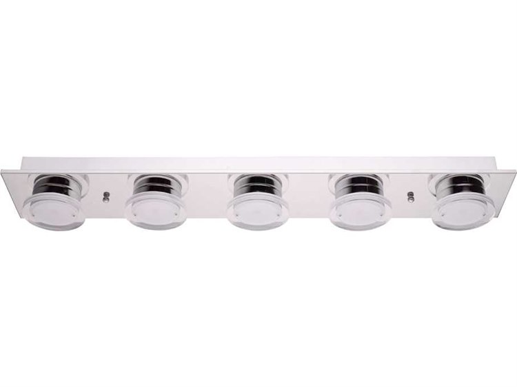 Eglo Cisterno 5-Light Chrome Vanity Light