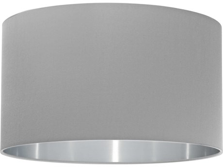 Eglo Policara Matte Nickel Drum Lamp Shade