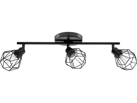 Eglo Zapata 3-Light Matte Black Track & Rail Light