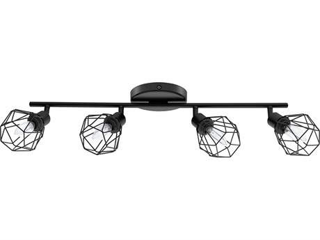 Eglo Zapata 4-Light Matte Black Track & Rail Light