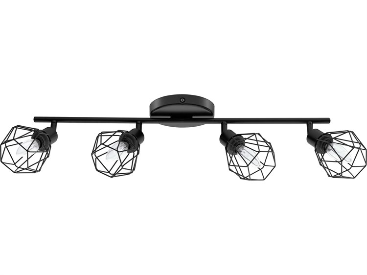 Eglo Zapata 4-Light Matte Black Track & Rail Light