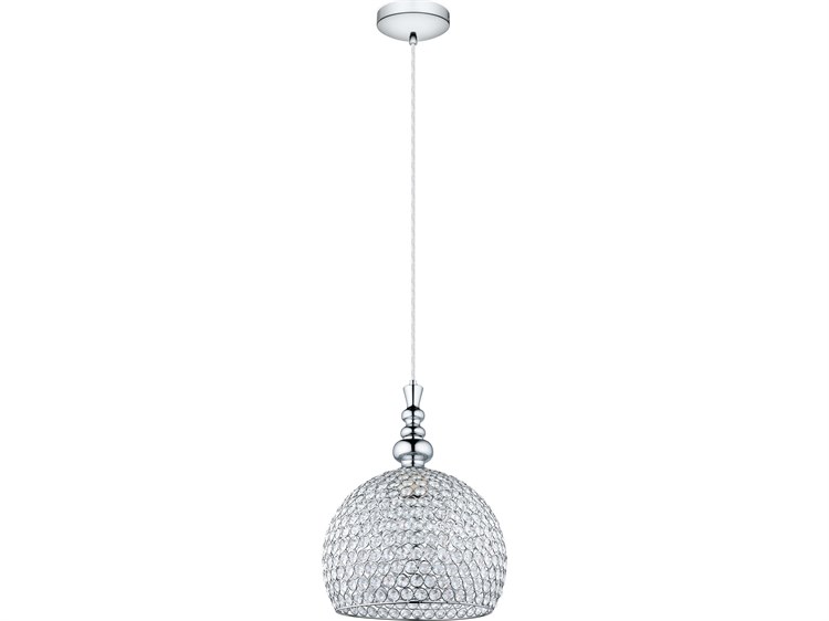 Eglo Bonares 1-Light Chrome Dome Mini Pendant