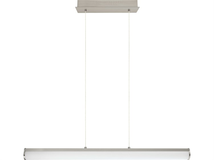 Eglo Calnova 1-Light Matte Nickel Linear Island Pendant