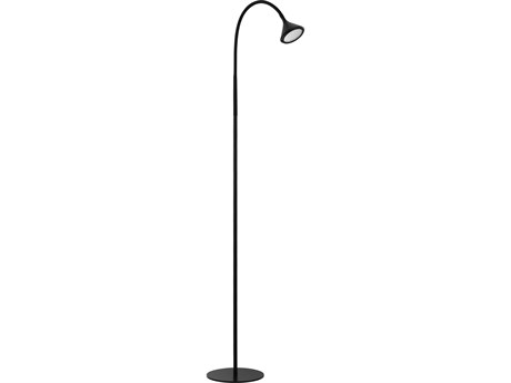 Eglo Ormond Matte Black Metal Floor Lamp