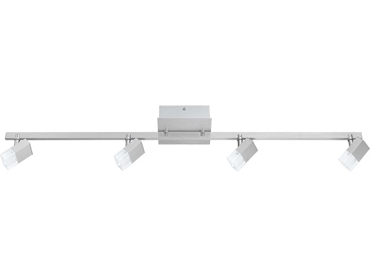 Eglo Straya 4-Light Brushed Aluminum Steel Track & Rail Light