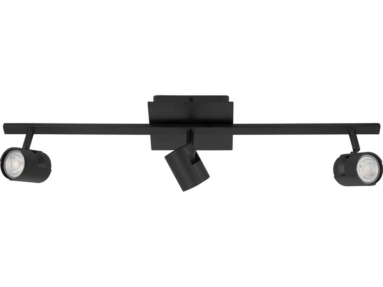Eglo Vergiano 3-Light Black Cylinder Track & Rail Light