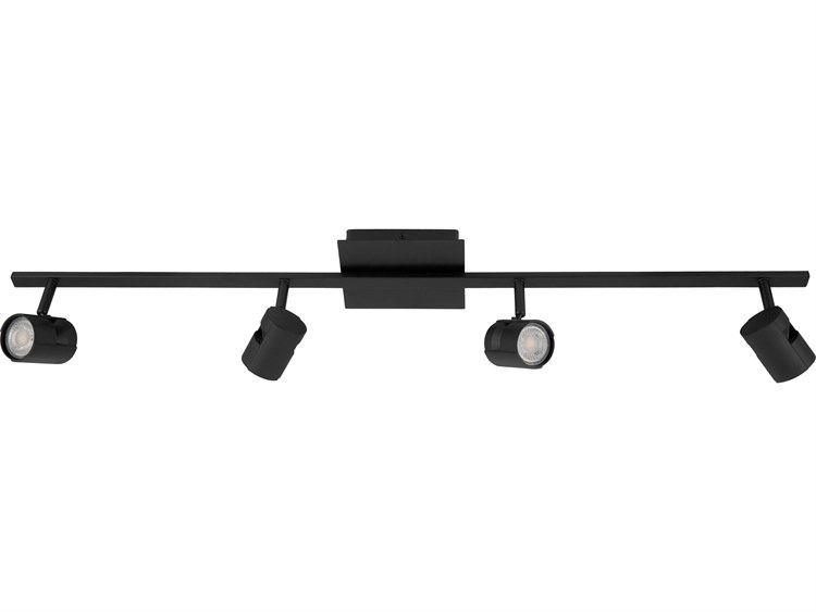 Eglo Vergiano 4-Light Black Cylinder Track & Rail Light