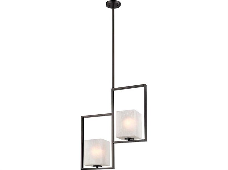 Eglo Wilmington 2-Light Oil Rubbed Bronze Pendant