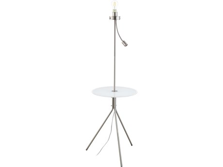Eglo Policara Matte Nickel Floor Lamp