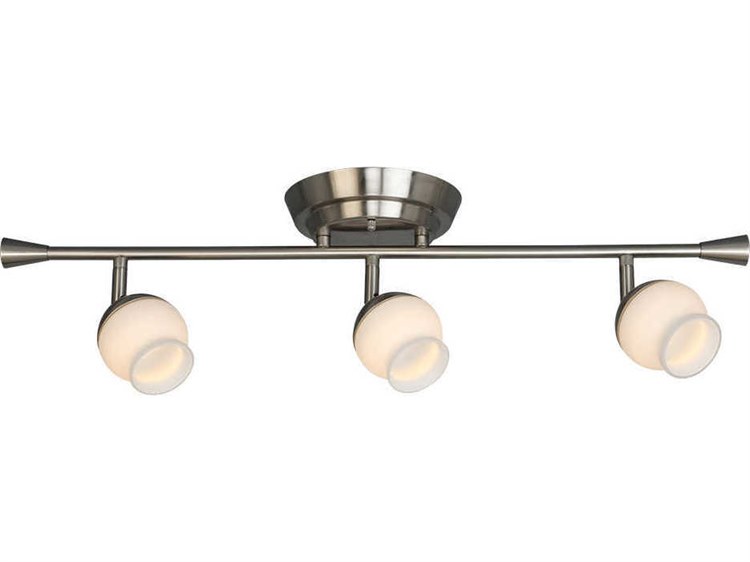 Eglo Mill Street 3-Light Brushed Nickel Track & Rail Light