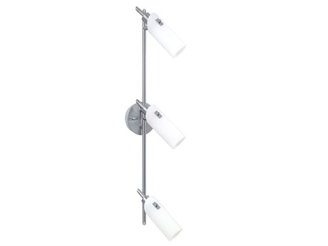 Eglo Garda 3-Light Matte Nickel Cylinder Track & Rail Light