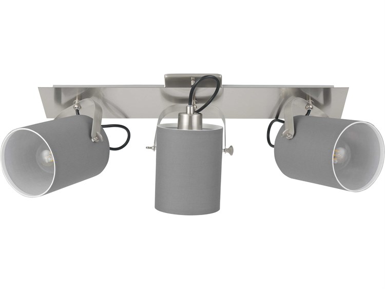 Eglo Villabate 3-Light Matte Nickel Track & Rail Light