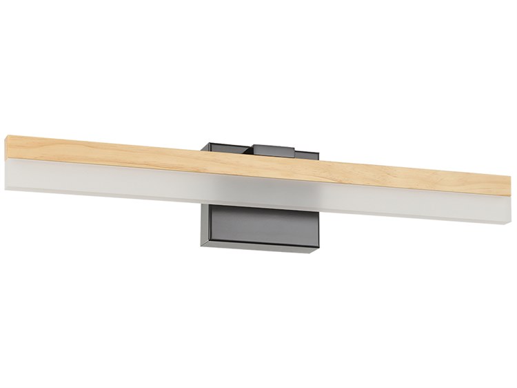 Eglo Palmital 1-Light Natural Wood Vanity Light