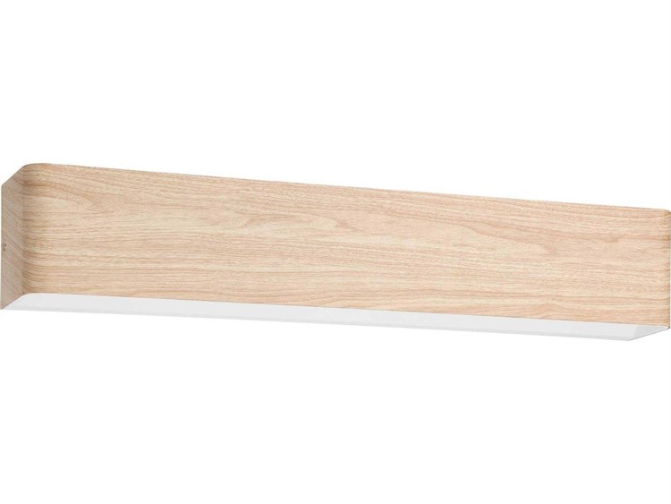 Eglo Dublin 1-Light Natural Wood Vanity Light