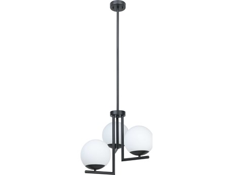Eglo Denver 3-Light Black Globe Pendant