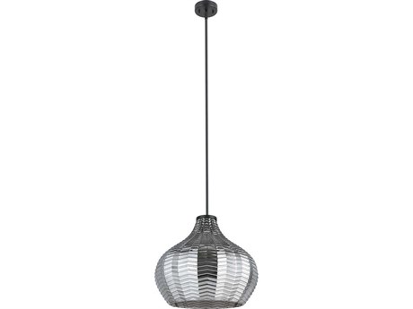Eglo Tamallat 1-Light Black Pendant