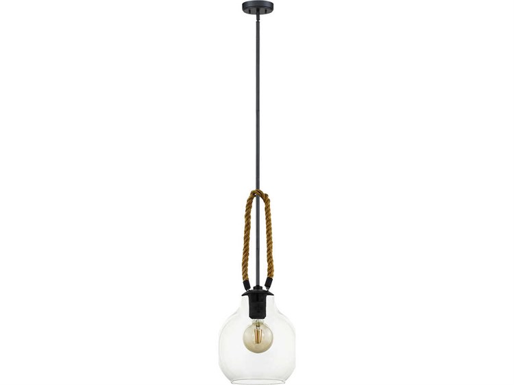 Eglo Roding 1-Light Black Pendant