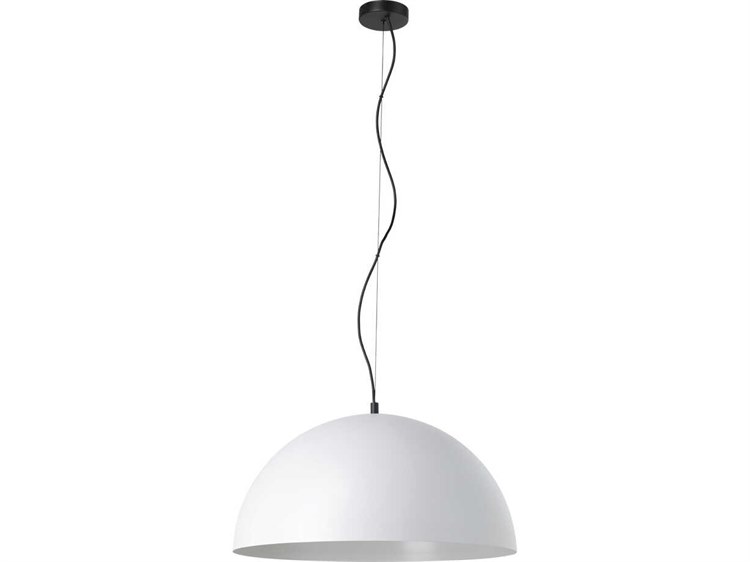Eglo Rafaelino 1-Light Grey Dome Pendant