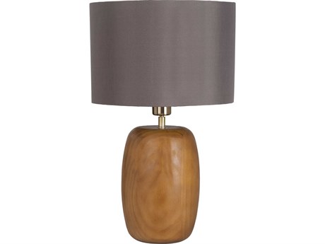 Eglo Cottesford Brushed Gold Cappuccino Fabric Brown Table Lamp