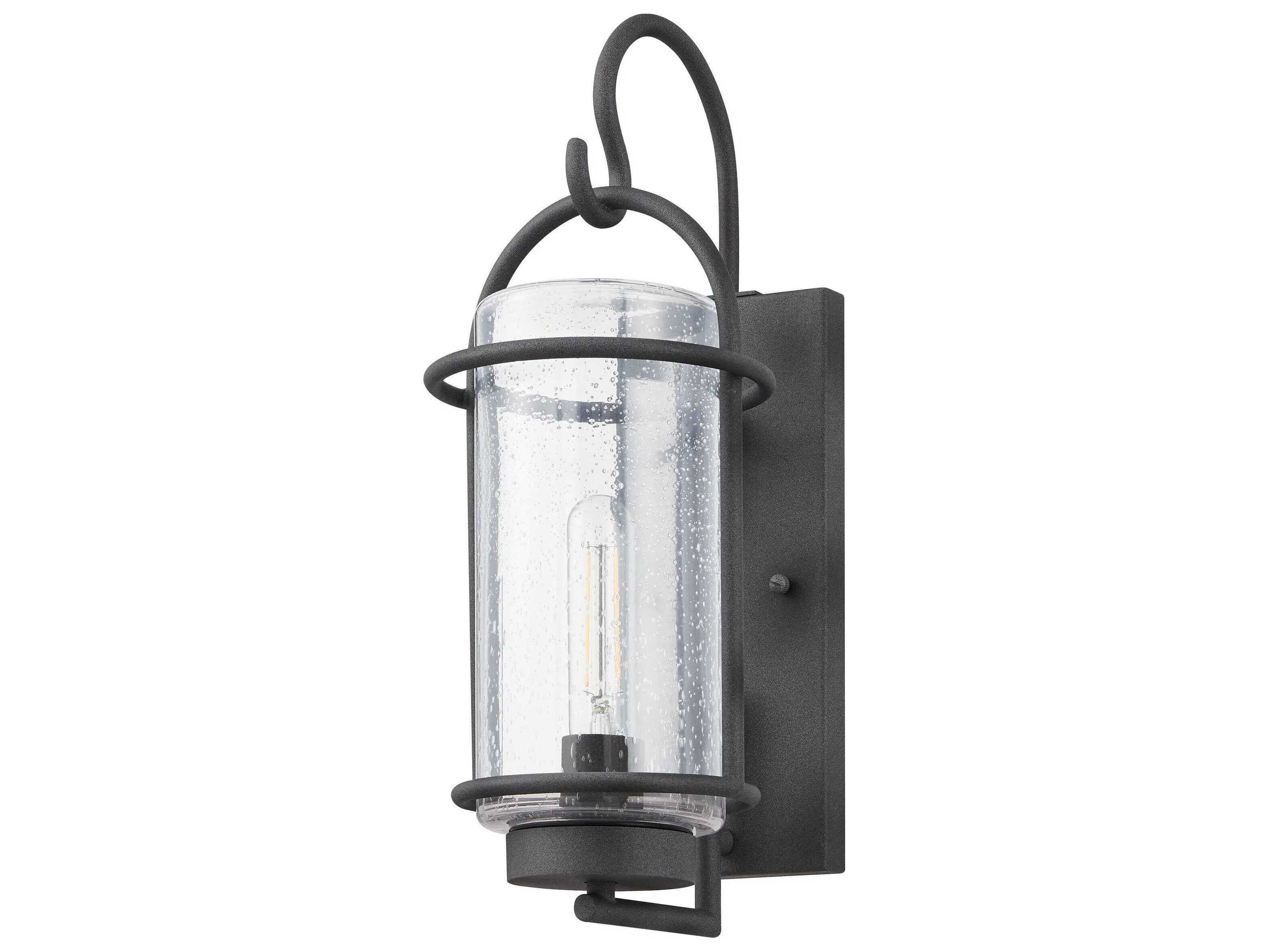 Thesis Taplow 1-Light Outdoor Wall Light in Weathered Zinc