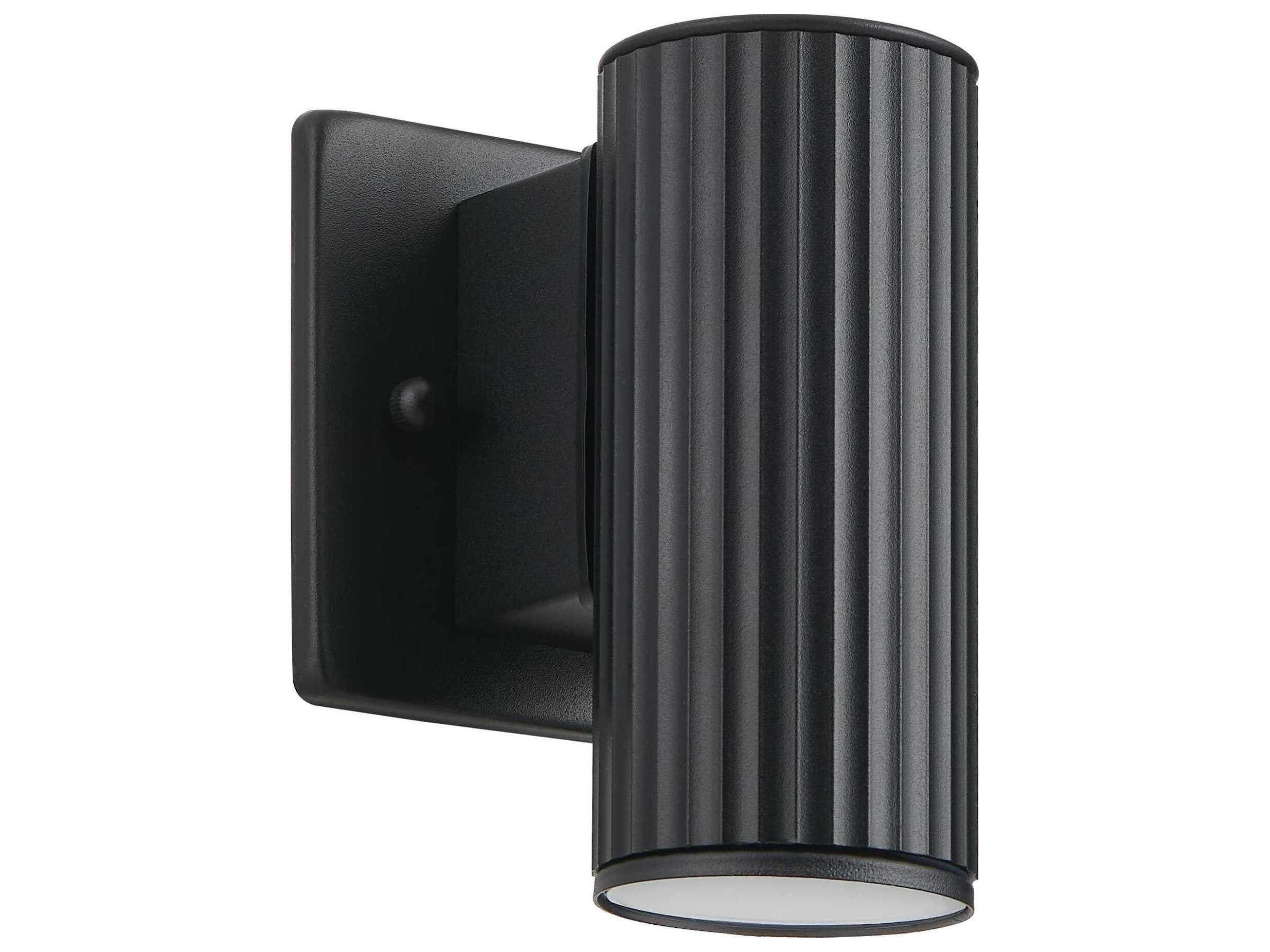 Thesis Portillo 1-Light Outdoor Wall Light in Black