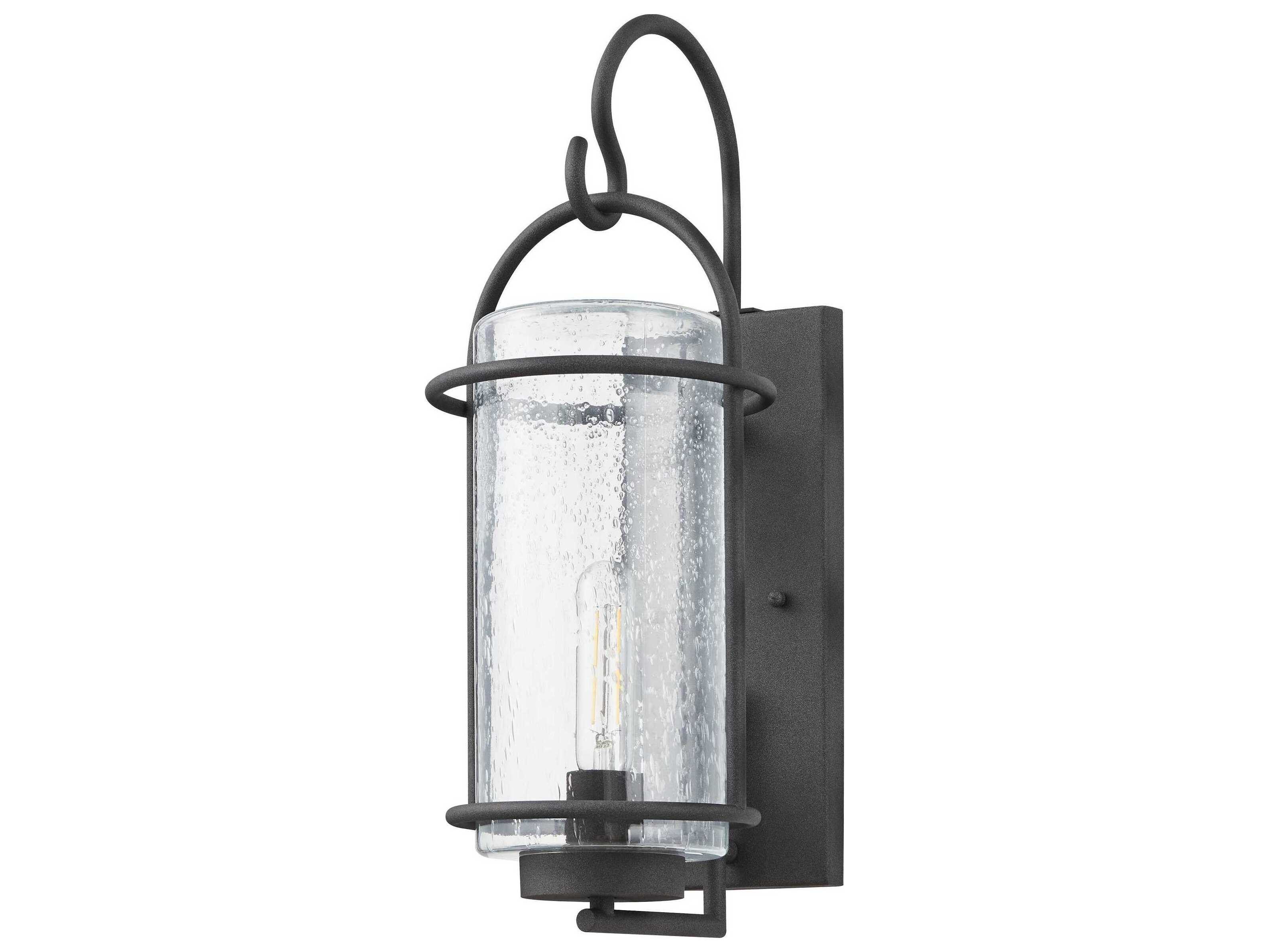 Thesis Taplow 1-Light Outdoor Wall Light in Weathered Zinc