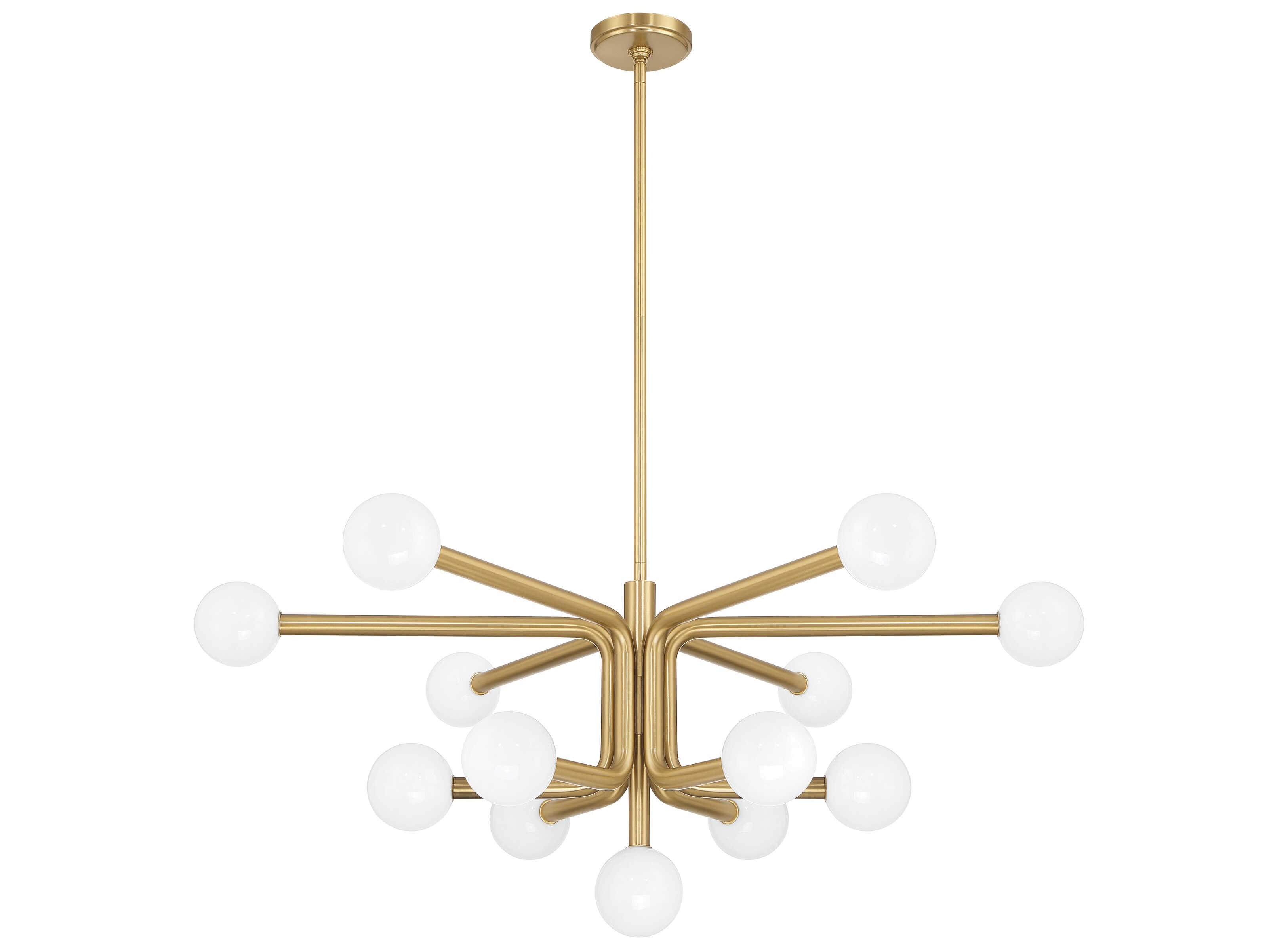 Stockholm 13-Light Champagne Gold Globe Chandelier