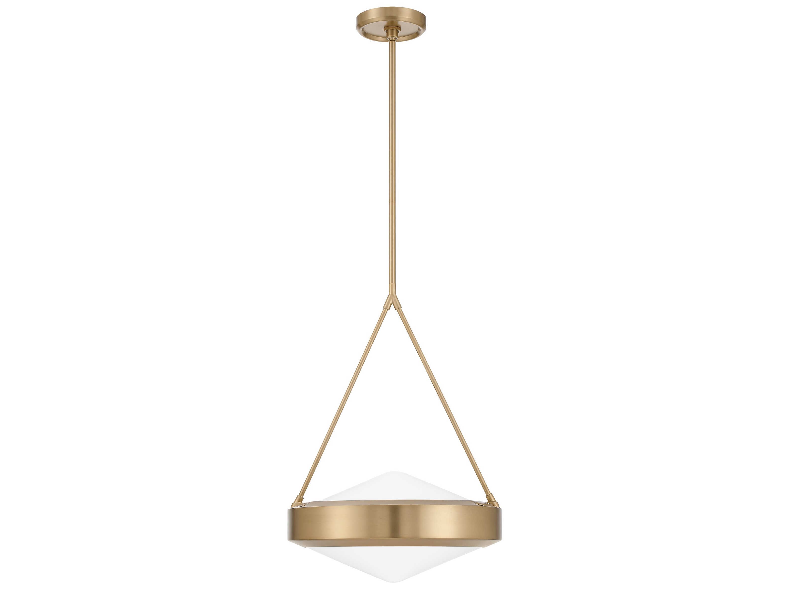 Thesis 207424A Agate 3 Light 15 inch Champagne Gold Pendant Ceiling Light