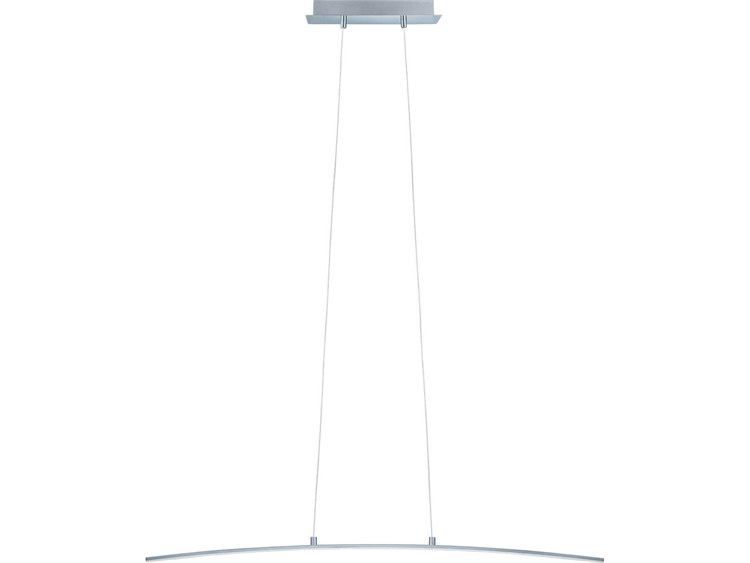 Eglo Lasana 1-Light Chrome Linear Island Pendant