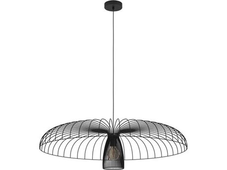 Eglo Champerico 1-Light Black Pendant