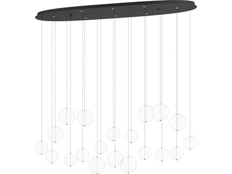 Eglo Espardello 8-Light Black Globe Island Pendant