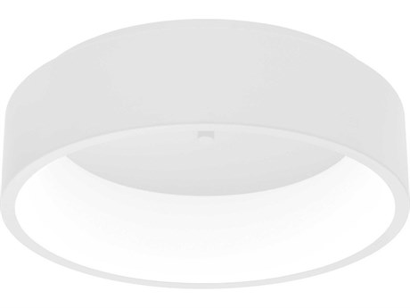 Eglo Marghera 1-Light White Round Flush Mount