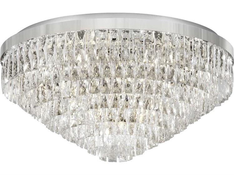 Eglo Valparaiso 16-Light Chrome Flush Mount