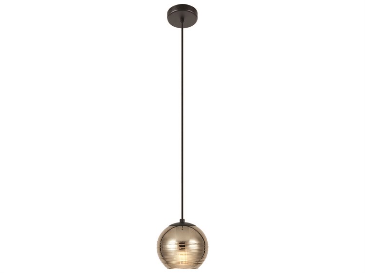 Eglo Lemorieta 1-Light Black Globe Mini Pendant