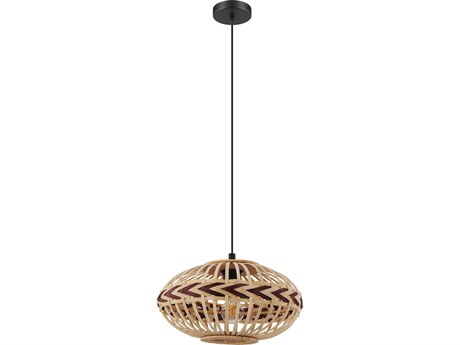 Eglo Dondarrion 1-Light Black Pendant