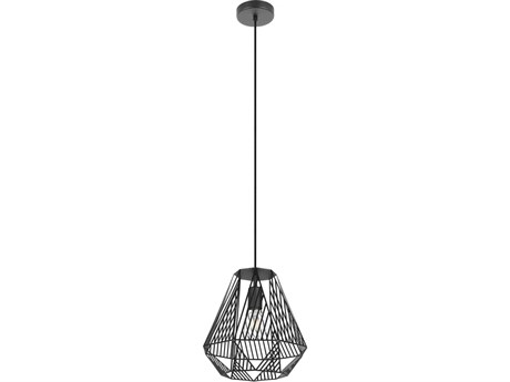 Eglo Stype 1-Light Black Pendant