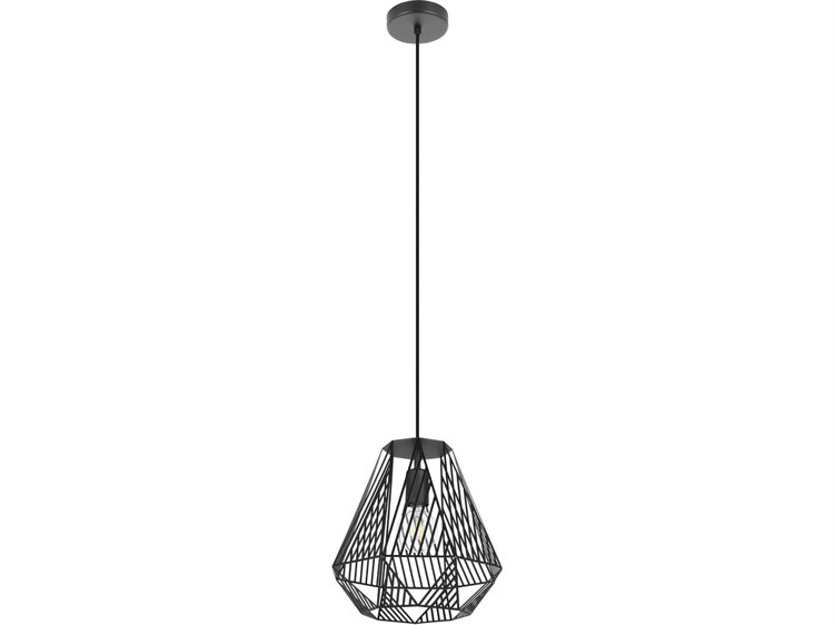 Eglo Stype 1-Light Black Pendant