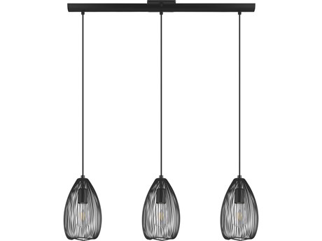 Eglo Clevedon 3-Light Black Island Pendant