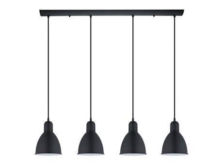 Eglo Priddy 4-Light Black Island Pendant