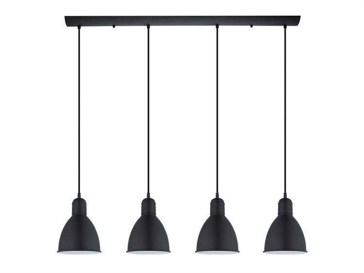 Eglo Priddy 4-Light Black Island Pendant