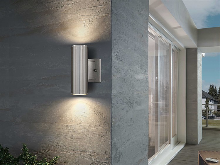 Eglo Riga Outdoor Wall Light Stainless Steel 2