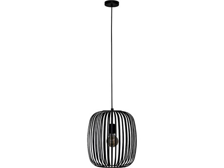 Eglo Romazzina 1-Light Black Pendant