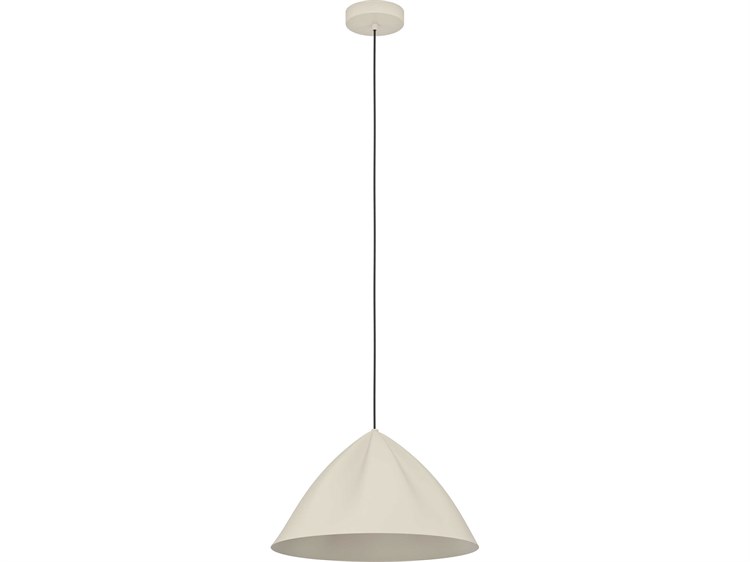 Eglo Podere 1-Light Light Sand Off White Pendant