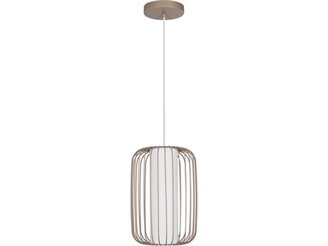 Eglo Terrarosa 1-Light Light Sand Brown Mini Pendant