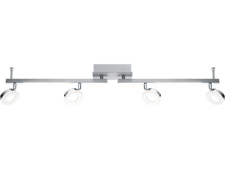 Eglo Cardillio 4-Light Brushed Aluminum Chrome Track & Rail Light