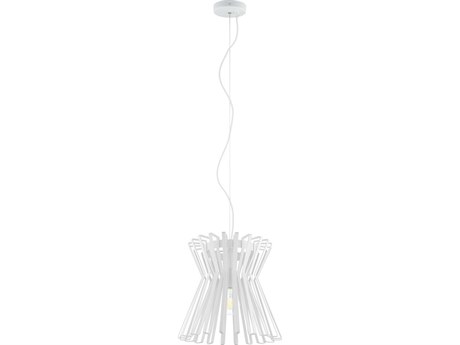 Eglo Locubin 1-Light White Pendant