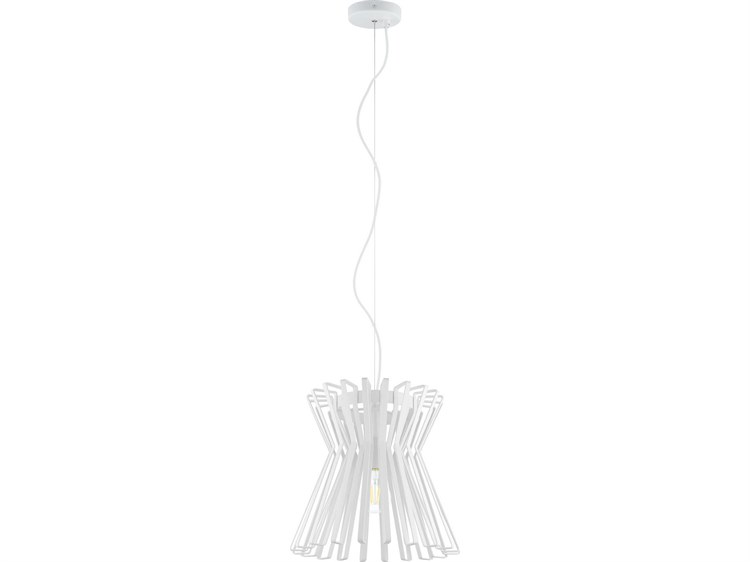 Eglo Locubin 1-Light White Pendant