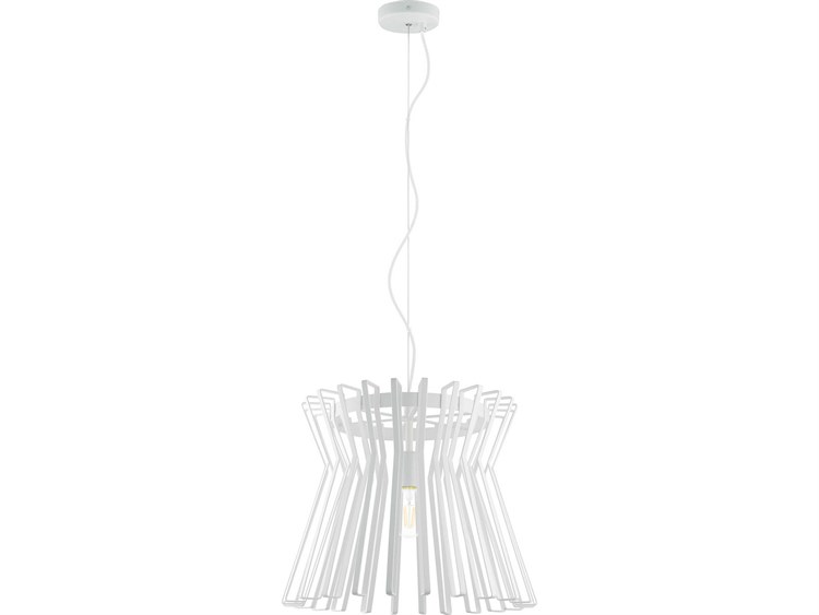 Eglo Locubin 1-Light White Pendant
