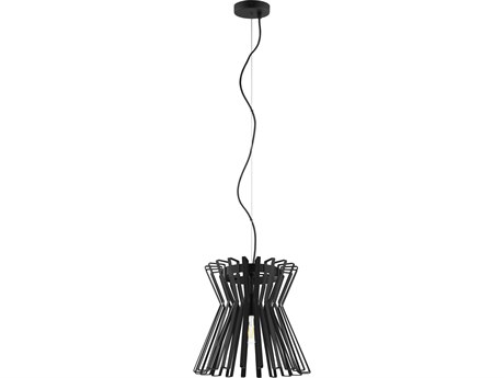 Eglo Locubin 1-Light Black Pendant